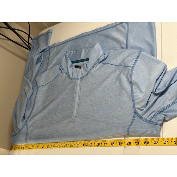 Tommy Bahama Pullover Shirt Men Large IslandZone 1/4 Zip Lightweight Performance - Picture 8 of 10